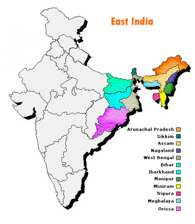 Etymology of East and Northeast India