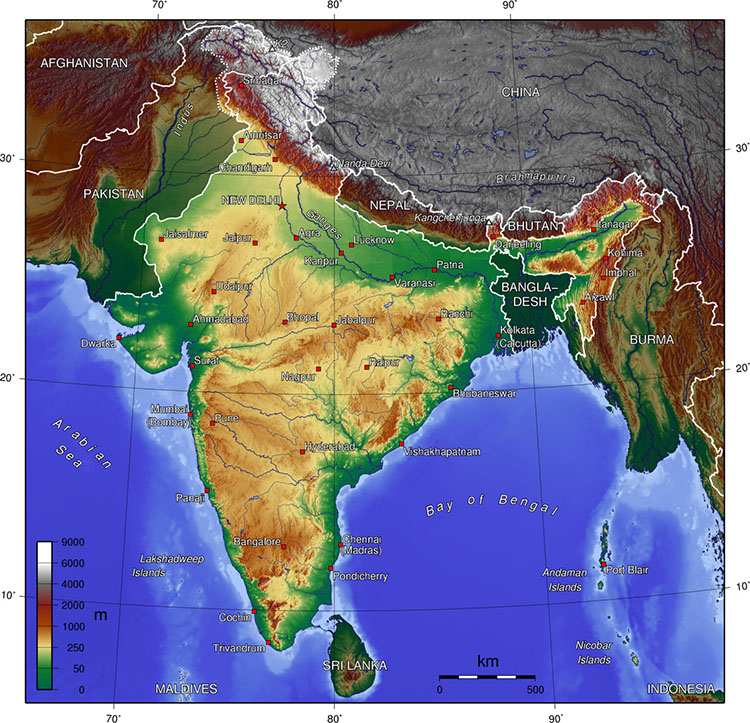 Topography-of-the-North-East-Indian-Regions